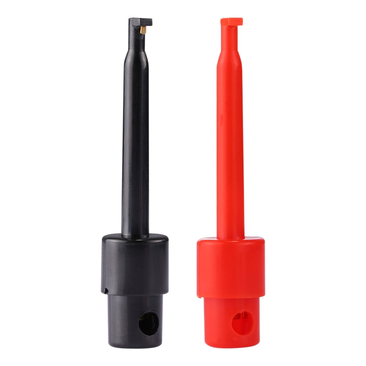 1 paio di clip per sonda di test con gancio nero e rosso da 56 mm (grande) 1 paio di clip per sonda di test con gancio nero e rosso da 56 mm (grande)